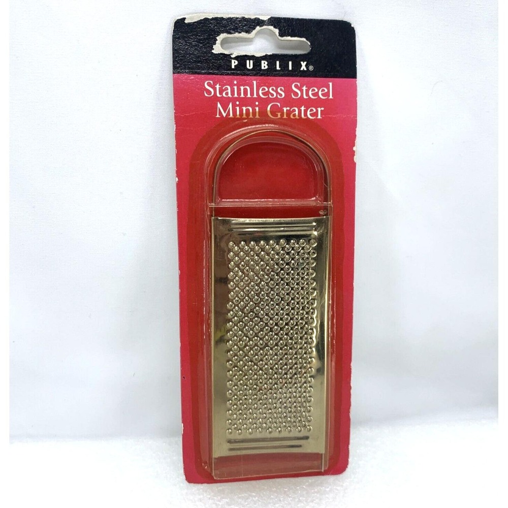 Vintage Publix‎ 5.5" Stainless Steel Miniature Travel Grater